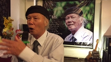 Nhà thơ Thanh Tùng 'Thời hoa đỏ' khóc trong sinh nhật tuổi 80