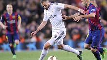 'Kinh điển' Real Madrid - Barcelona: Karim Benzema là 'thú dữ' với Barca