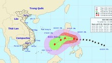 Đêm nay bão Melor giật cấp 14-15 đổ bộ Biển Đông