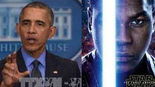 Ông Obama họp báo nhanh vì vội đi xem 'Chiến tranh giữa các vì sao'