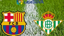 Link truyền hình trực tiếp và sopcast trận Barca - Real Betis (02h30,31/12)