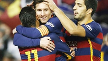 Barcelona 4-0 Betis: Messi lập công mừng cột mốc 500 trận, Suarez ghi cú đúp