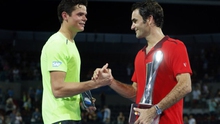 Federer lại đụng Raonic ở chung kết Brisbane International