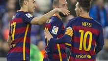Espanyol 0-2 Barcelona (1-6): Messi kiến tạo, Munir lập cú đúp, Barca lọt vào Tứ kết