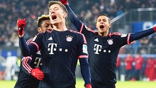 Hamburg 1-2 Bayern: Lewandowski lập cú đúp, Bayern thắng nhọc ở Hamburg