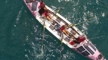 4 'bông hồng' nước Anh chèo thuyền không ngừng nghỉ vượt Thái Bình Dương