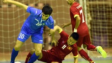 Futsal Việt Nam cầm hòa Uzbekistan, HAGL chỉ mơ trụ hạng
