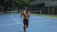 Xem buổi tập của tuyển quần vợt Việt Nam tại Indonesia
