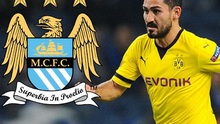 Man City đạt thỏa thuận chiêu mộ Ilkay Guendogan