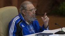 Hình ảnh ấn tượng về lãnh tụ Fidel Castro tại Đại hội Đảng Cộng sản Cuba