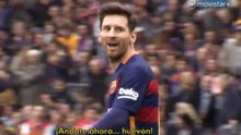 Messi chửi thẳng mặt thủ môn Espanyol ở derby Catalunya