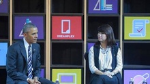 CHÙM ẢNH: Tổng thống Obama giao lưu với doanh nhân trẻ TP HCM