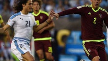 Uruguay 0-1 Venezuela: Cavani tịt ngòi, Uruguay thua trận thứ 2 liên tiếp