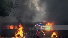 Thái Lan: 11 người chết cháy trong tai nạn giao thông thảm khốc