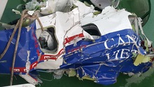 VIDEO: Cận cảnh các mảnh vỡ của máy bay CASA-212