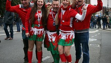 Cổ động viên xứ Wales - Bắc Ireland tự tin về một chiến thắng