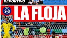 Báo chí Tây Ban Nha chê bai đội tuyển