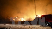 Cháy kinh hoàng ở khu công nghiệp Minh Hưng-Hàn Quốc 2