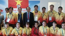 Đại sứ Việt Nam tại Brazil thăm Đoàn Thể thao Việt Nam
