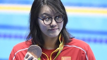 Phản ứng của VĐV bơi lội Trung Quốc khi bất ngờ giành huy chương gây sốt