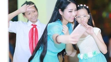 Hoa hậu Ngọc Anh vui Trung thu cùng trẻ em khiếm thị