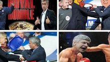 Chết cười với ảnh chế Mourinho đấm vỡ mặt Wenger