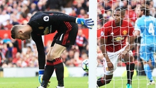 ĐIỂM NHẤN Man United 1-1 Stoke: Tội đồ De Gea, người hùng Grant, và Rooney lại kiến tạo… rùa
