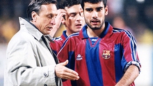 Pep Guaridola từng được 'Thánh' Cruyff cứu vớt tại Barcelona