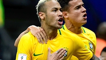 Neymar mạnh mẽ và xuất sắc hơn khi từ bỏ băng đội trưởng Brazil
