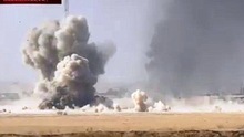 VIDEO Đòn khủng khiếp của IS: Dùng xe bom lao thẳng vào xe tăng