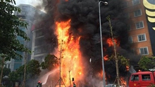 VIDEO từ vụ cháy quán Karaoke Trần Thái Tông: Nhiều người không biết sử dụng bình cứu hỏa
