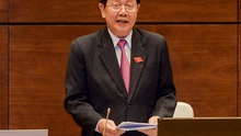 Bộ trưởng Bộ Nội vụ Lê Vĩnh Tân trả lời chất vấn Quốc hội