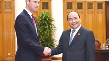 Thủ tướng Nguyễn Xuân Phúc tiếp Hoàng tử Anh William