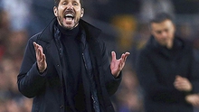 Atletico: Hết bài thật rồi, Simeone!