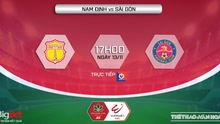 Nhận định bóng đá, nhận định Nam Định vs Sài Gòn, V-League vòng 25 (17h00, 13/11)