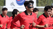 Son Heung Min đeo mặt nạ 'cực ngầu' trước thềm World Cup