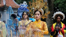 Thí sinh Hoa hậu Du lịch thế giới 2022 trải nghiệm văn hóa, di sản tại Phú Thọ