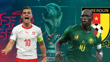 Đội hình dự kiến Thụy Sĩ vs Cameroon (17h00, 24/11): "Sư tử bất khuất" thị uy sức mạnh?