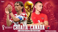 Nhận định bóng đá Croatia vs Canada (23h00, 27/11) | World Cup 2022