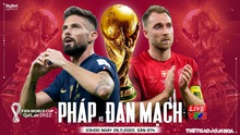 Nhận định kèo Pháp vs Đan Mạch (23h00, 26/11) | WC 2022