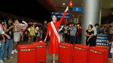 Á hậu Phương Anh lên đường sang Nhật Bản tham dự Miss International 2022