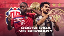 Xem VTV2 trực tiếp bóng đá Costa Rica vs Đức (02h00, 2/12)