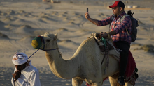 Du lịch Qatar bội thu mùa World Cup: Đến lạc đà cũng "còng lưng" làm thêm giờ vì khách quá đông 