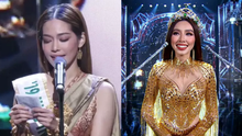 Miss International 2019 cầm giấy phát biểu gây tranh cãi, khán giả nhớ lại màn 'bắn' 4 thứ tiếng của Thùy Tiên