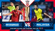 Nhận định trận đấu Myanmar vs Malaysia, AFF Cup 2022 bảng B
