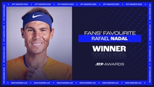 Nadal giành giải tay vợt yêu thích nhất 2022