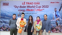 Trao thưởng cuộc thi 'Dự đoán World Cup 2022 cùng MediaMart'