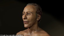 Các nhà khoa học phục dựng khuôn mặt 'đẹp trai' của pharaoh quyền lực nhất Ai Cập cổ đại