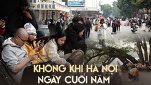 Hà Nội: Người người rủ nhau lên phố tận hưởng không khí ngày cuối năm, cà phê vỉa hè cũng kín khách ngồi 