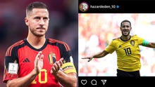 Hazard thông báo chia tay đội tuyển Bỉ